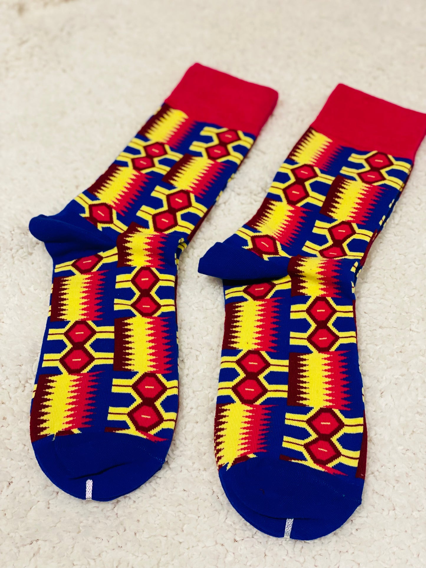 TRENDY AFRICAN PRINT SOCKS