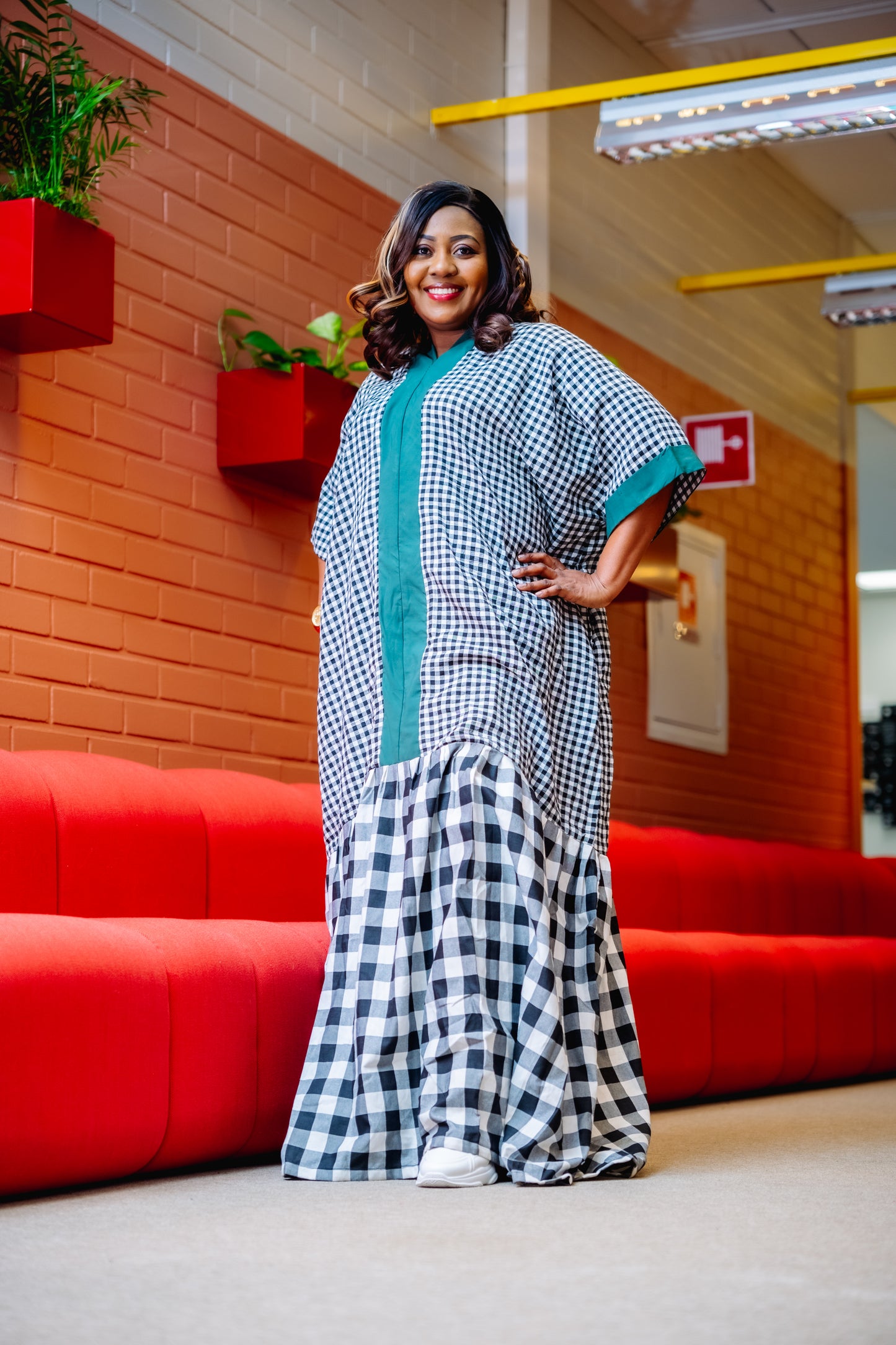 TOSIN GINGHAM DRESS