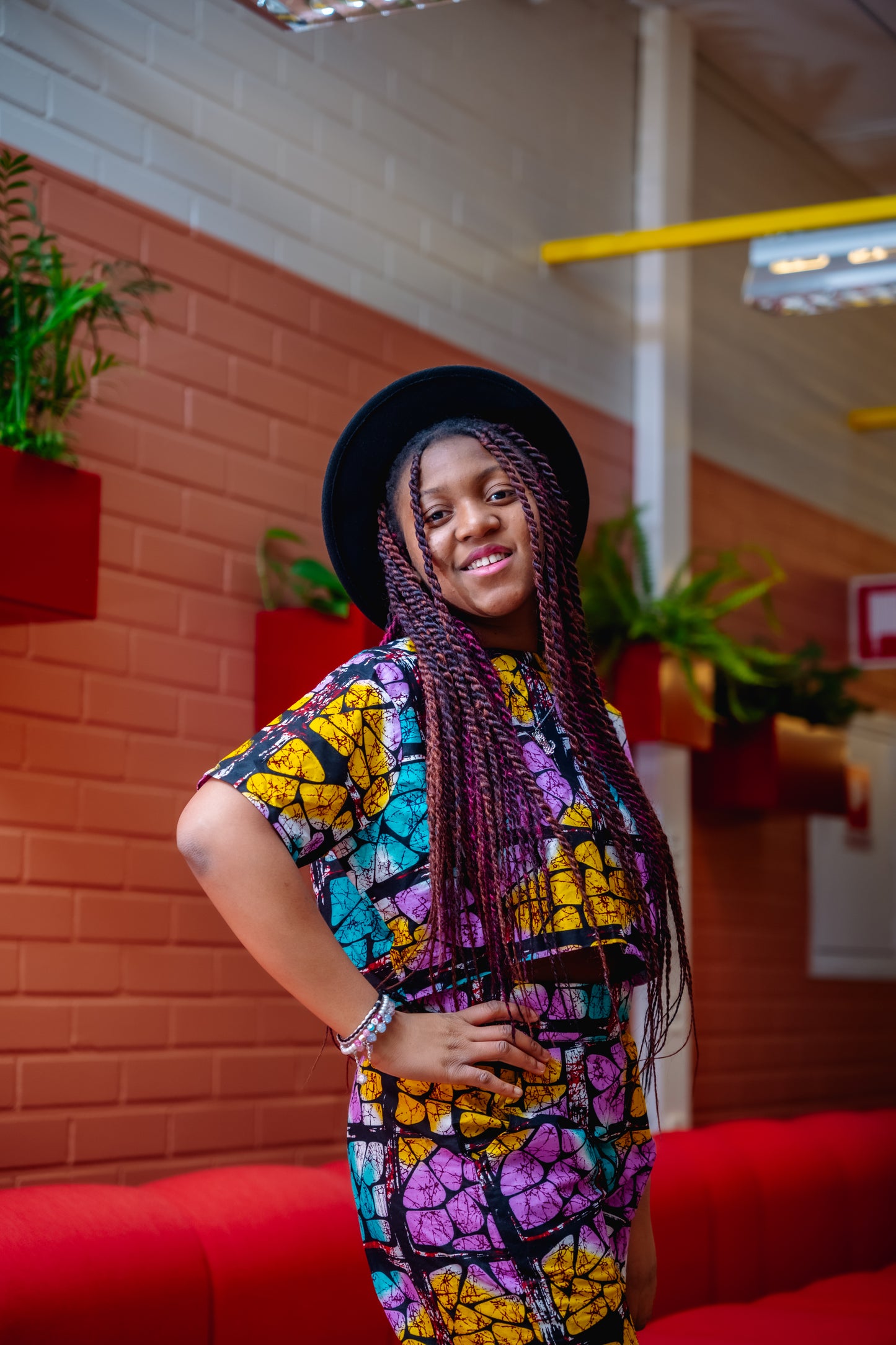 TONES TWO PIECE CROP TOP AND PANTS