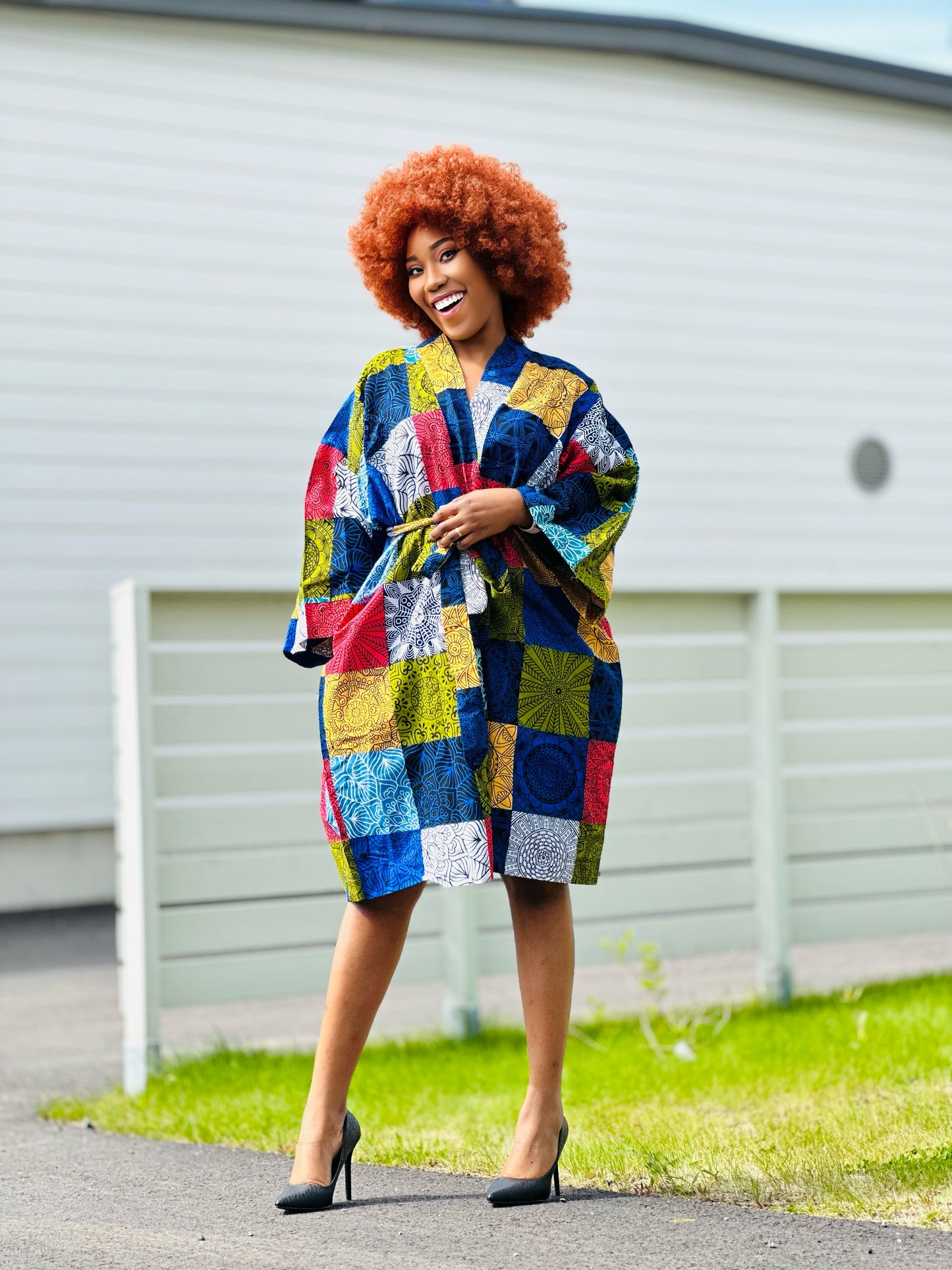 ADATAN KIMONO WITH BELT