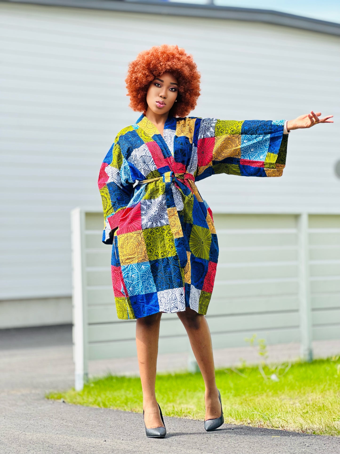 ADATAN KIMONO WITH BELT