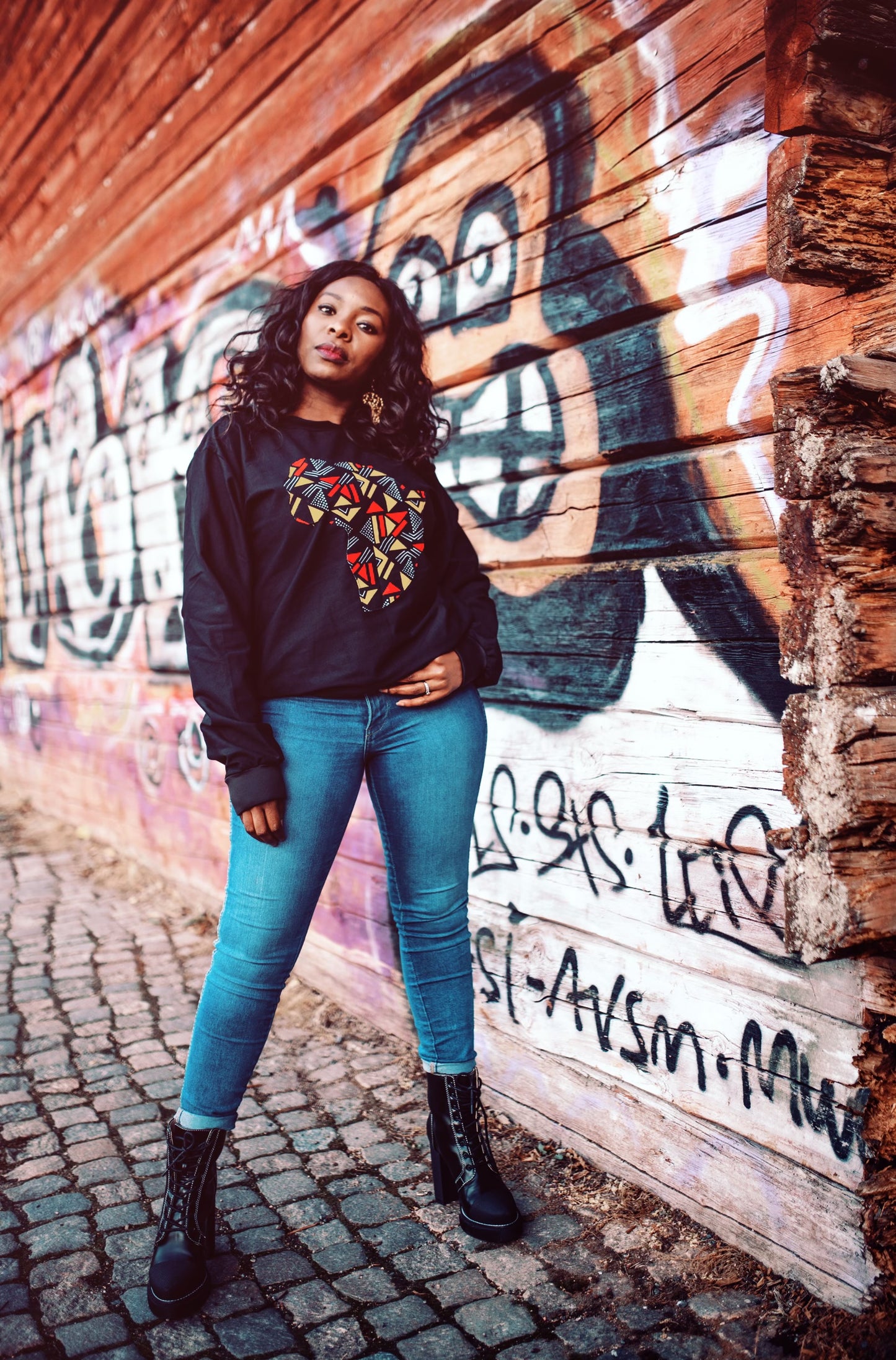 AWA UNISEX AFRO KARTTA COLLEGEPAITA (PRE-ORDER)