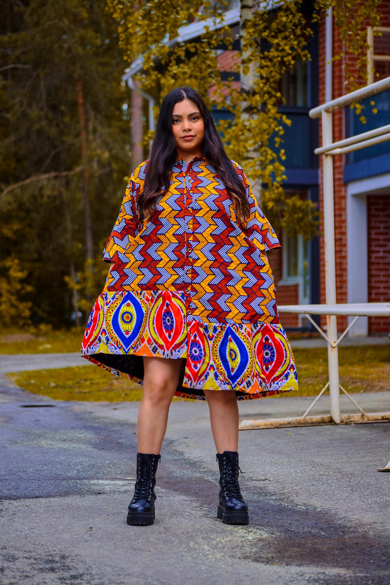 MORE MIX MATCH ANKARA DRESS