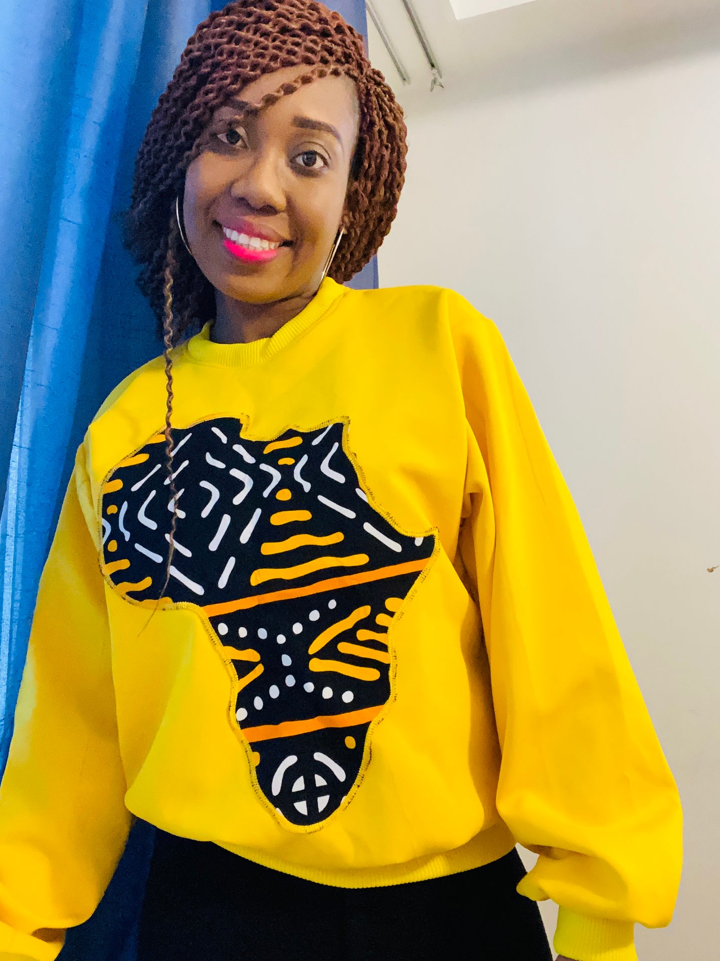AWA UNISEX AFRO KARTTA COLLEGEPAITA (PRE-ORDER)