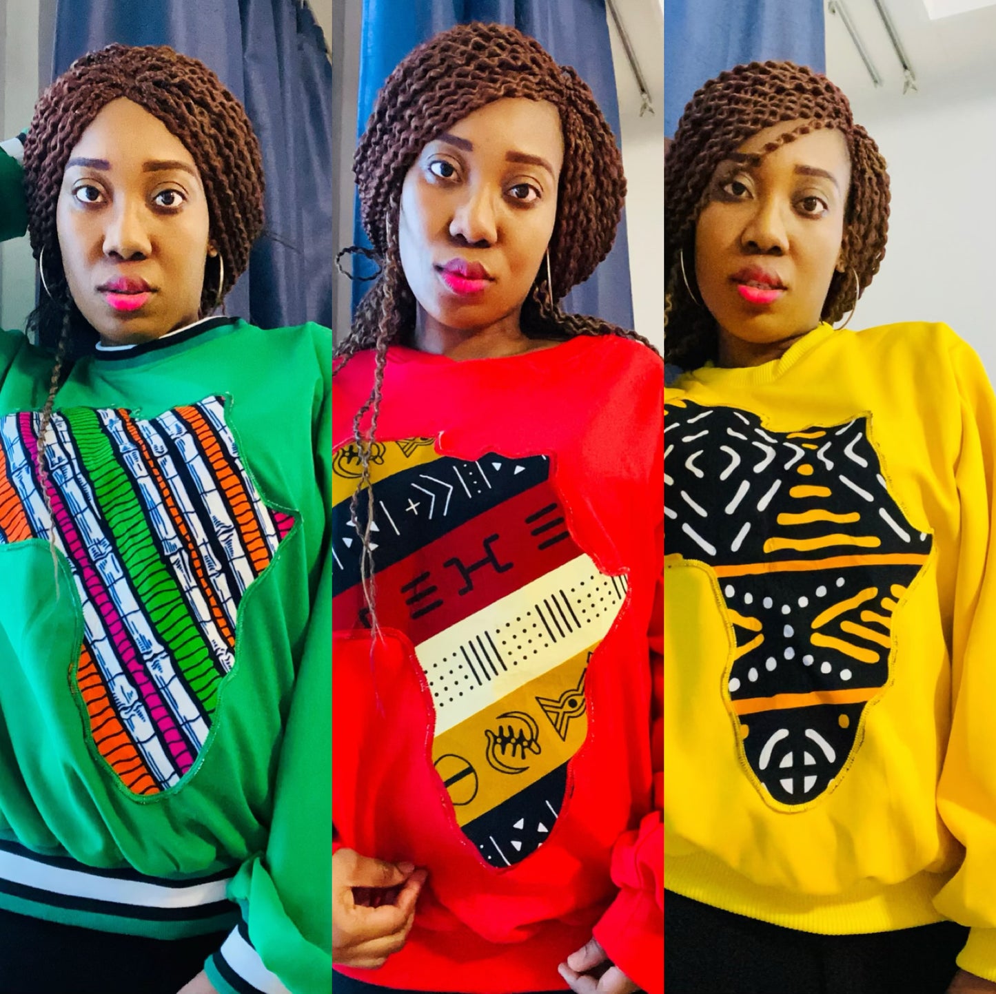 AWA UNISEX AFRO KARTTA COLLEGEPAITA (PRE-ORDER)