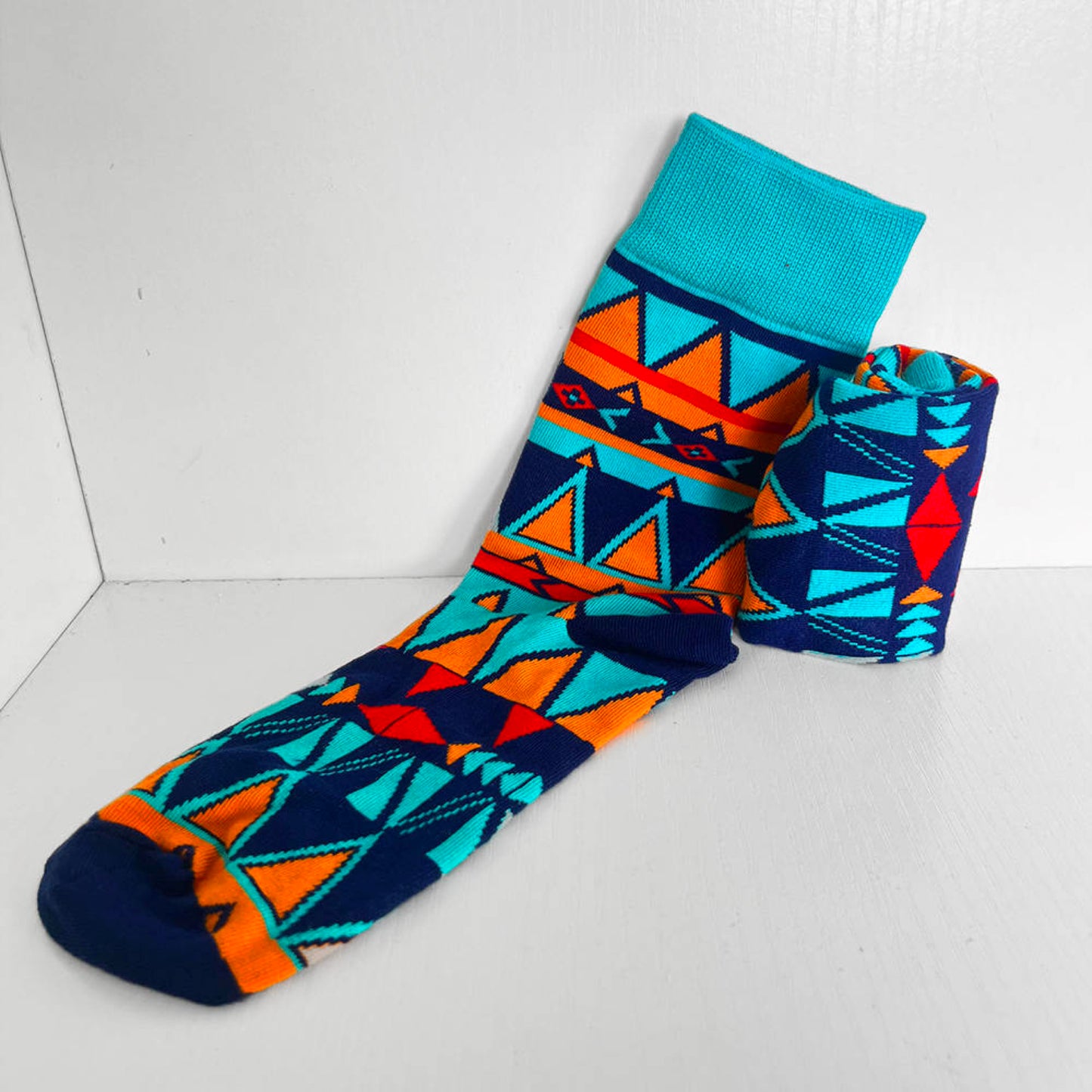 TRENDY AFRICAN PRINT SOCKS