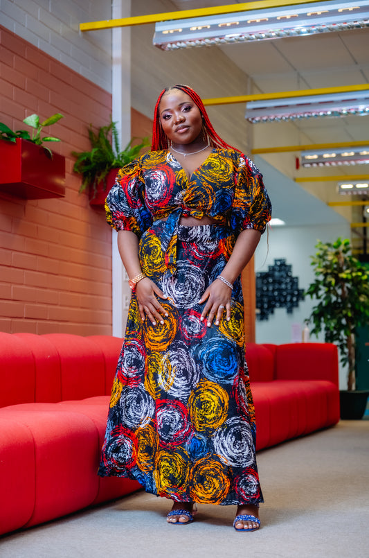 PEARLIE MULTI COLOUR DRESS